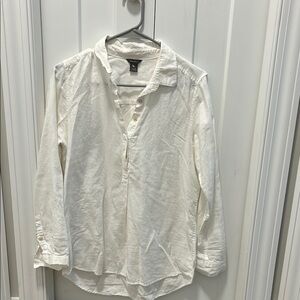Eddie Bauer White Classic Blouse